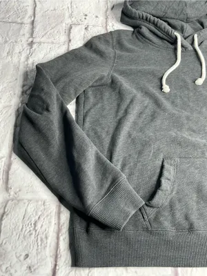Hollister pullover hoodie sweatshirt gray size large thumbnail 2