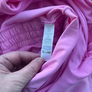 Aerie Offline Pink Athletic Romper Jumpsuit Women's Size Large L‎ Racerback thumbnail 12