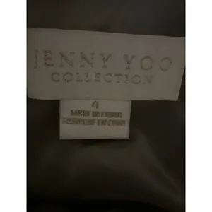 Jenny Yoo Collection Olive Green Velvet One Shoulder Maxi Gown Dress Size 4 thumbnail 5