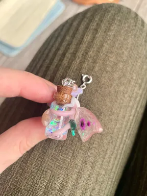 Fairy Shaker Keychain Pink thumbnail 2