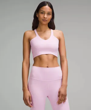 Lululemon Pink Set bend this V and racer bra and 6” align shorts thumbnail 2