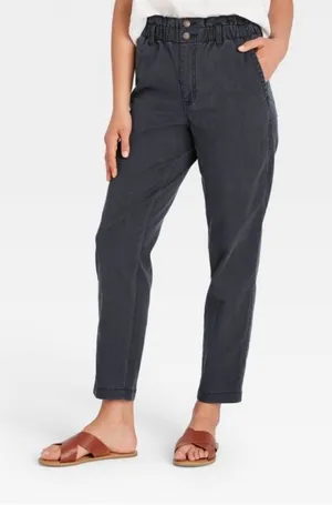 Universal Threads Black Denim Jogger Style Jeans thumbnail 1