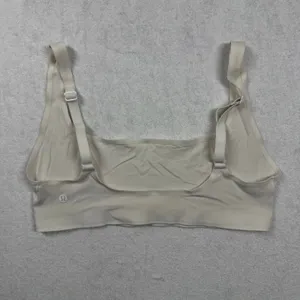 Lululemon Wundermost Ultra-Soft Nulu Scoop-Neck Bralette Bone Size 4? thumbnail 2