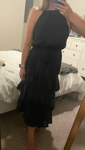 Petal and pup Tiered Ruffle Dress thumbnail 2
