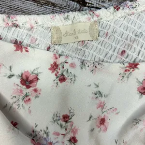 Altar'd State Pink Floral Top thumbnail 3