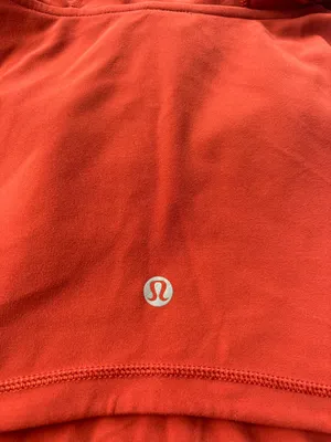 Lululemon Nulu Define Jacket Hooded Orange Ruched Cayenne 6 thumbnail 3