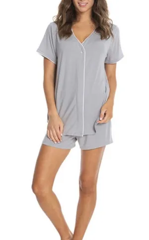 Barefoot Dreams Luxe Milk Jersey PJ Top Medium thumbnail 1
