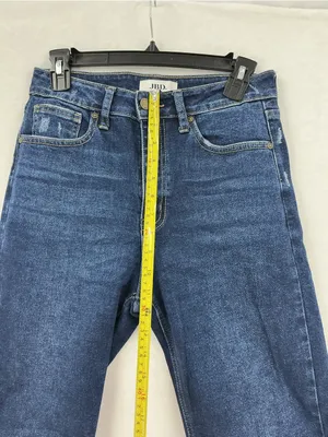 Navy Women's Straight Leg Jeans Blue Size 27 thumbnail 8