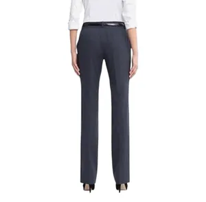 Banana Republic Navy Blue Wool Pants Lined Martin Fit Straight Leg 8 Long Tall thumbnail 3