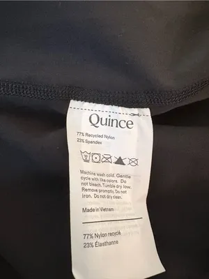 NWT Quince Black Square-Neck Active Dress small Power-Up Square Neck Dress thumbnail 4