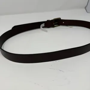 Madewell Leather Classic Buckle Belt Dark Brown Women Size 40 NE805 thumbnail 4