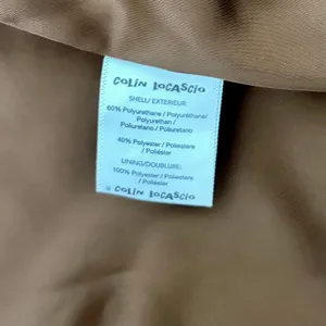 COLIN LOCASCIO Francine Patchwork Trench Coat Vegan Leather Belted Retro Small thumbnail 14