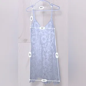 Women’s White Lace/Macrame Dress thumbnail 4