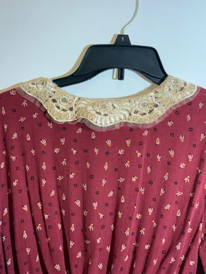 Free People Delfina Black Lace Peter Pan Collar Cutout Mini Dress Size M thumbnail 10