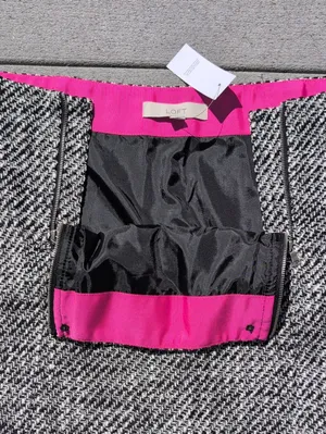 NWT LOFT Tweed Double Zipper Mini Skirt thumbnail 4