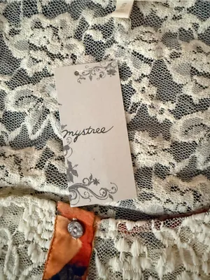 Mystree Orange Multi Floral Sleeveless Button-Front Tunic thumbnail 6