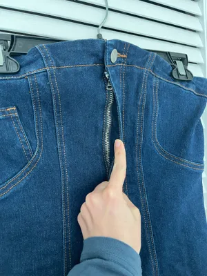 Super down Jean Mini Dress thumbnail 3