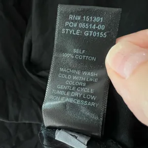 Good American black vneck‎ cotton tshirt 4 way stretch quick dry compression NWT thumbnail 9