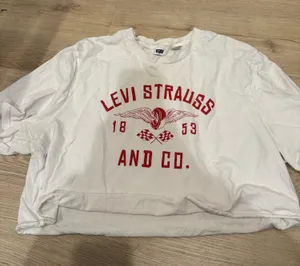 Levi’s White Cropped Tee thumbnail 1