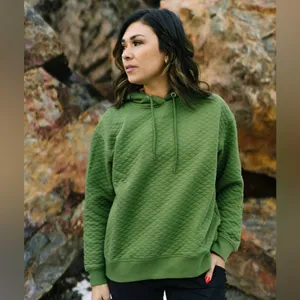 Zyia Active Pine Quilted Diamond Hoodie Women’s Size Medium thumbnail 5