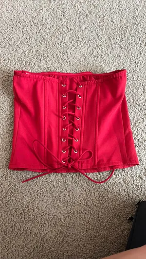 Edikted Red Corset Top thumbnail 3