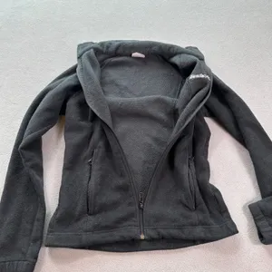 Columbia Sportswear Full Zip Fleece Jacket Women's M Black Outdoor Casual Light thumbnail 4