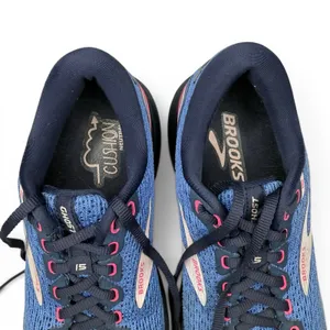 Brooks Ghost 15‎ Blue/Pink Women Running Sneakers 1203801B469 - SZ 7.5 thumbnail 5