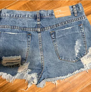 One Teaspoon Denim Shorts Distressed thumbnail 2