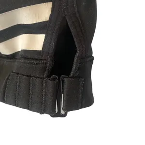 Adidas Black Side Cut Out Racerback Mesh Athletic Gym Sports Bra Women Sz M thumbnail 6