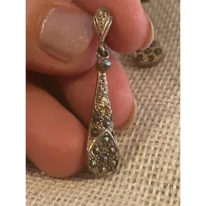 A280 1 1/4 inch earrings 925 sterling silver thumbnail 4