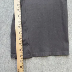 OQQ Yoga Pants Women XL Gray Athleisure Y2K Flare Leg Foldover Waistband Casual thumbnail 6