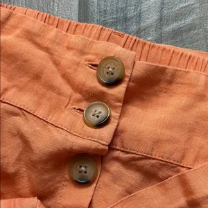 a new day Orange A-Line Button Skirt thumbnail 3