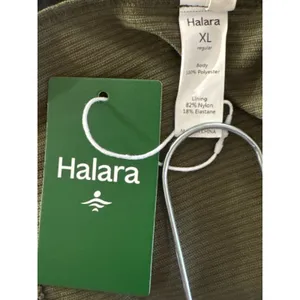 Halara Corduroy Mini Skirt‎ Olive Green Side Slit Zip Closure XL NWT Academia thumbnail 7