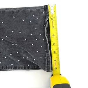 Madewell Jeans Womens‎ 28 Black Scattered Metallic Dot Cali Demi Boot K2484 thumbnail 15