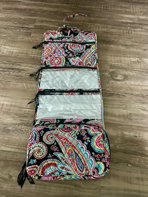 Vera Bradley Petal Paisley Hanging Travel Organizer Cosmetic Makeup Toiletry Bag thumbnail 2