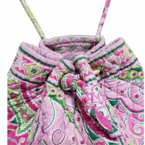 Vera Bradley Drawstring Backpack Pinwheel Pink thumbnail 3