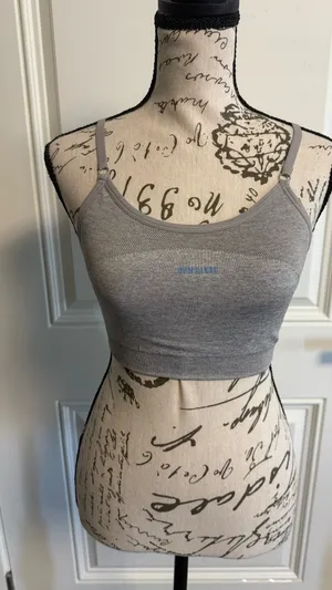 Gymshark Vital Seamless Sports Bra - Gray/Blue - Size Small - NWOT thumbnail 3