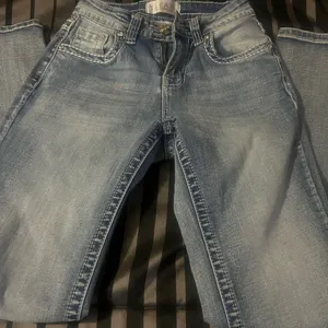 Los Angeles Apparel Embellished Blue Denim‎ Jeans thumbnail 1