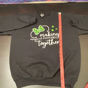 Gildan Black Heavy Blend Sweatshirt thumbnail 5