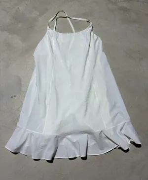 Aerie offline White Ruffle-Hem tennis Dress built in shorts medium thumbnail 1