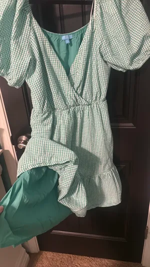 Draper James green dress thumbnail 2