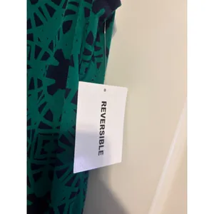 41 Hawthorne Perissa‎ Reversible Dress Green Navy V Neck Sleeveless L NWT thumbnail 6