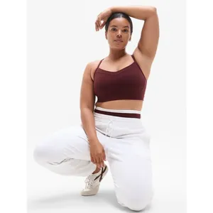 Athleta S Interval Sports Bra D-DD | Garnet Small thumbnail 4