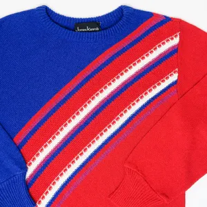 Vintage 60s James Kenrob Red White & Blue Sweater thumbnail 5