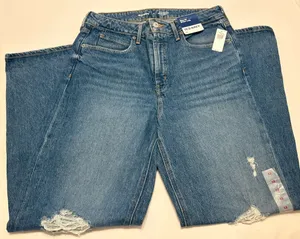 NWT Old Navy Sky-Hi Wide Leg Jeans | Women’s Size 12 thumbnail 4