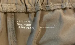 Gilly Hick’s Tan & White Track Pants thumbnail 4