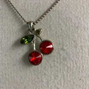 Y2K Cherry Necklace Red thumbnail 2