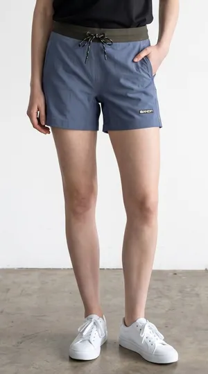 Bandit gridlock 5'' compression short navy Athletic Running Women's Large Blue thumbnail 1