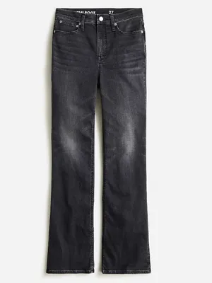 J Crew High Rise Slim Demi Boot Jean in Charcoal Wash thumbnail 2
