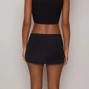 Danielle Guizio Black Mini Skirt thumbnail 3